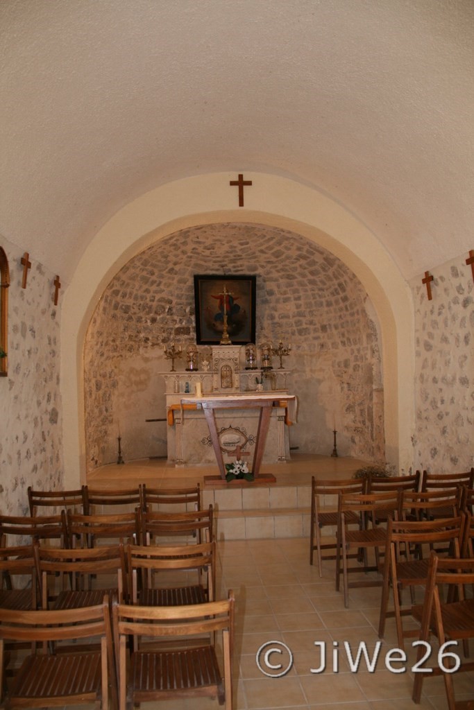 Vue d'ensemble de l'intérieur de l'église