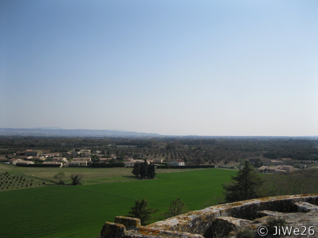 Point de vue panoramique à 360° du sommet du château
