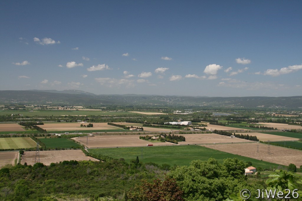 Vue panoramique sur la plaine