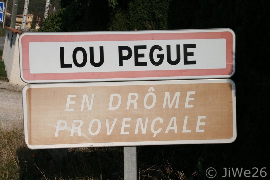 Le Pègue en Provençal se dit comme cela