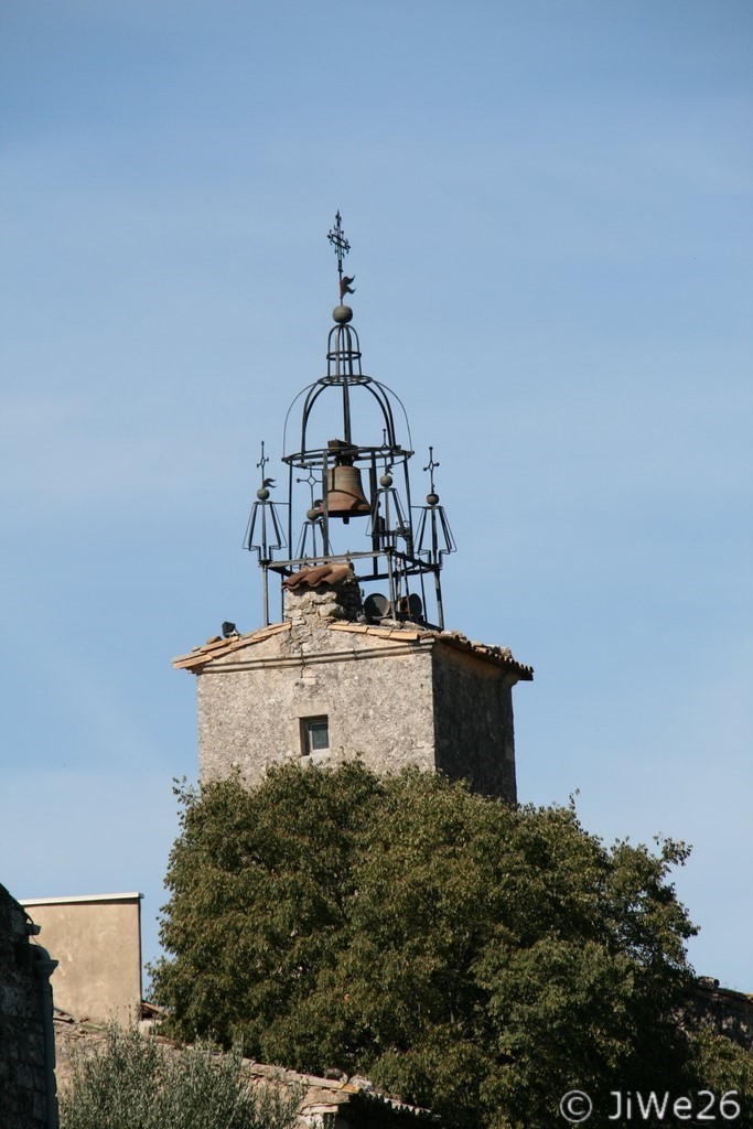 Vue sur le campanile de la tour de l'horloge