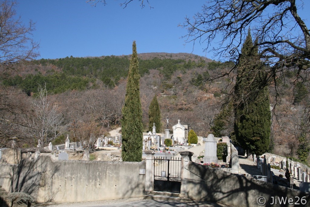 Vue sur le cimetière