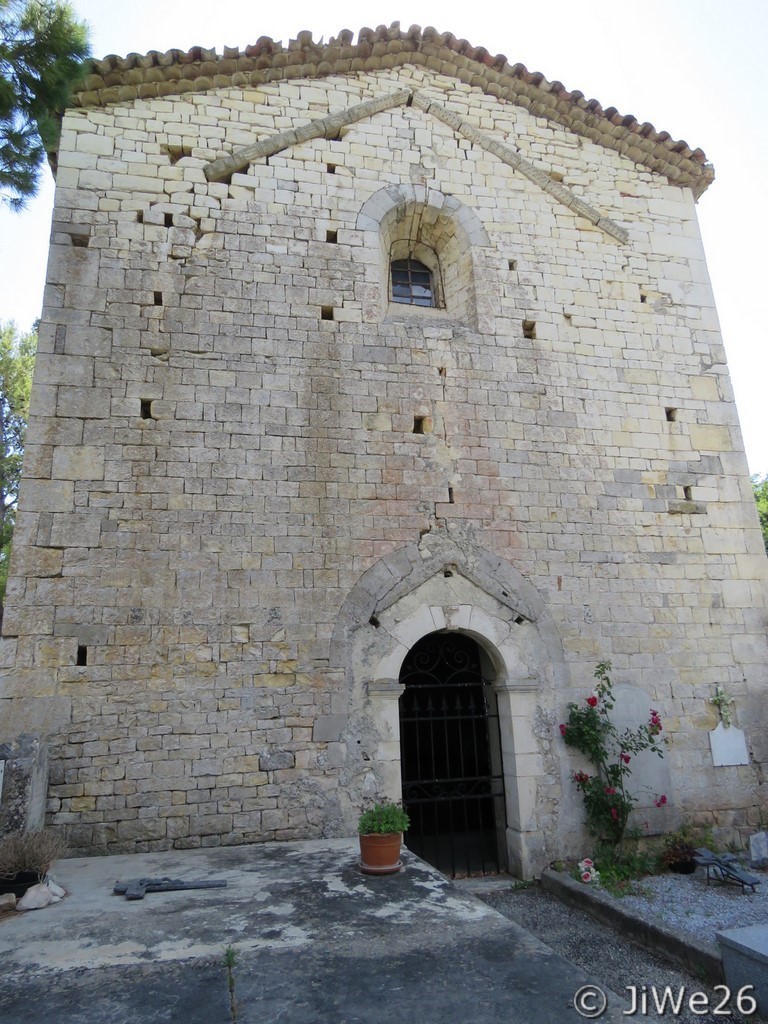 Un jeune champs de lavande à Puygiron