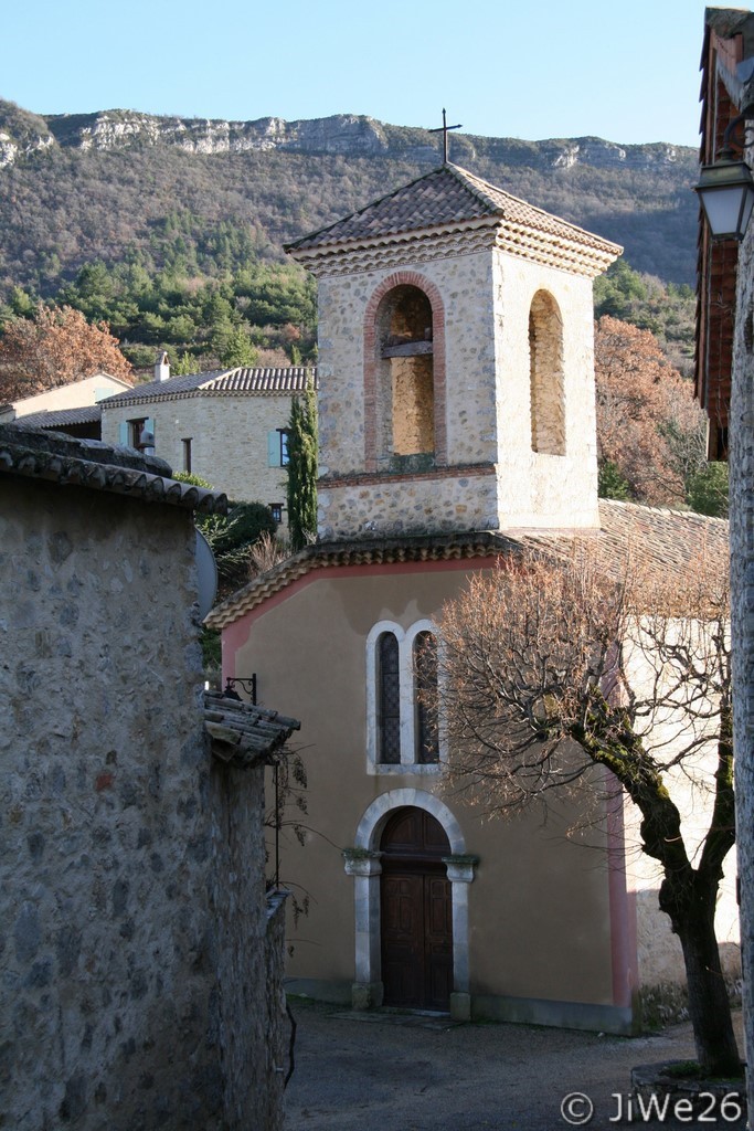 L'église Saint-Jacques de Montaulieu date du XIXe s.