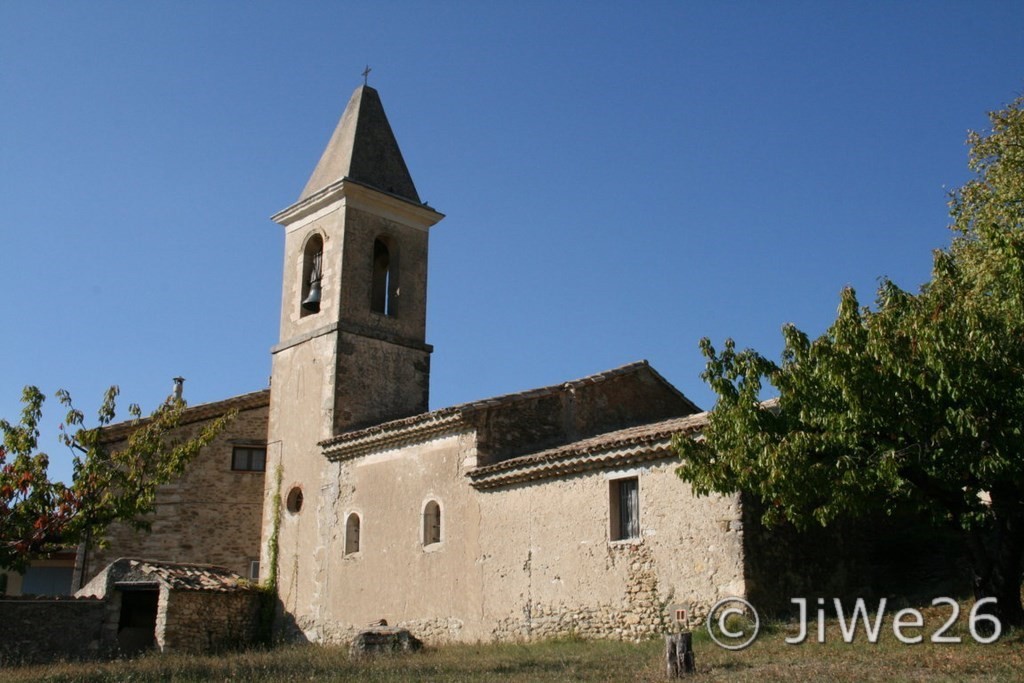 L'église vue de l'arrière