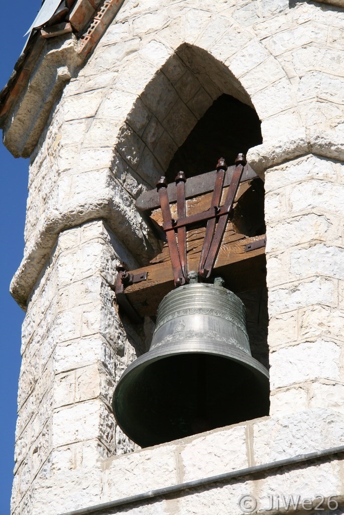 Détail de la cloche de l'église