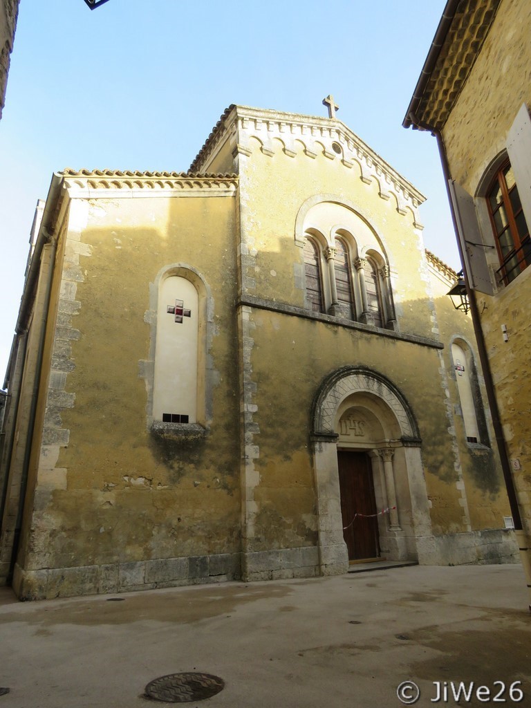 L'église démolie en 1855 et reconstruite aussitôt