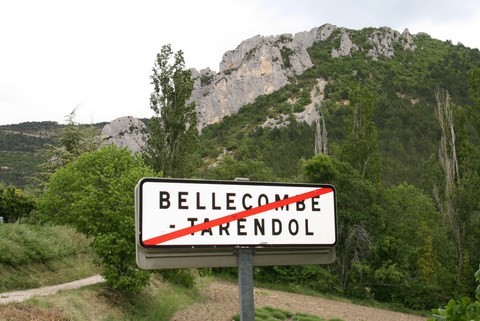 Sortie du village de Bellecombe-Tarendol
