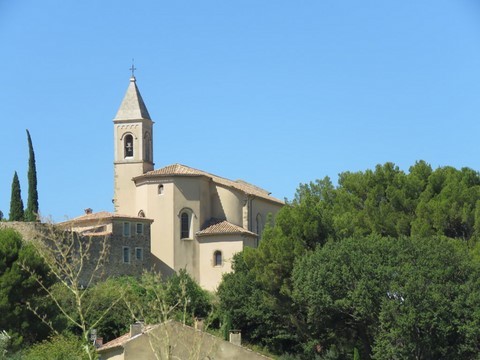 Vue sur l'église Saint-Vincent