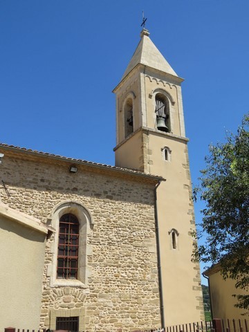 Le clocher de l'église Saint-Vincent