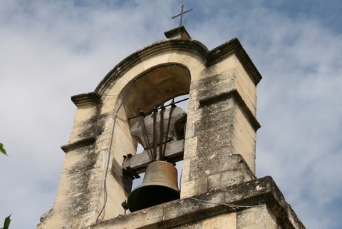 Détail du clocher de l'église paroissiale