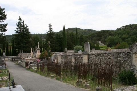 Vue sur le deuxième cimetière