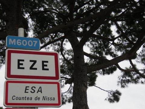 Bienvenue à Eze, comté de Nice