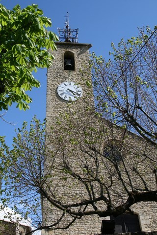 Clocher et horloge de l'église