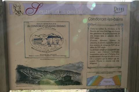 le village s'appelait "Condorcet-les-Bains"