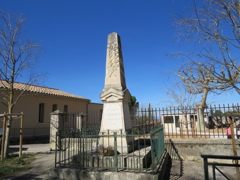 Monument aux morts pour les victimes de la gueurre 1914/1918