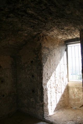 Intérieur du château où il y avait de nombreuses pièces