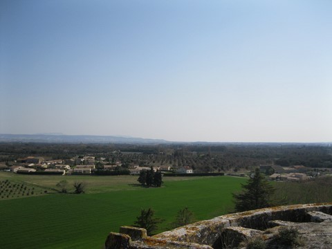 Point de vue panoramique à 360° du sommet du château