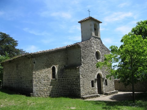 La Chapelle romane Notre-Dame de Mont-Carmel (XIIe)