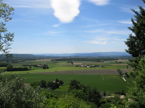 Panorama sur la vallée du Rhône
