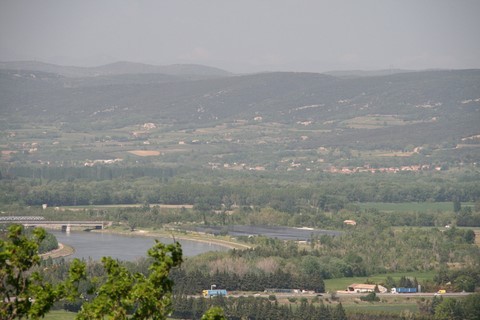 Panorama depuis La-Garde-Adhémar