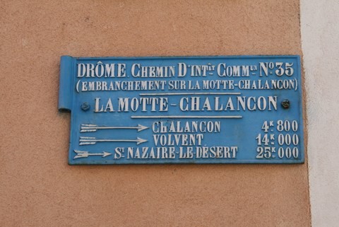 La-Motte-Chalancon_Plaque de cocher Rue Le Palis