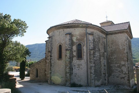 L'arrière de l'église Saint-Étienne