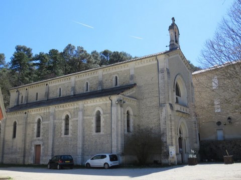 L'église du sanctuaire de Saint-Gens