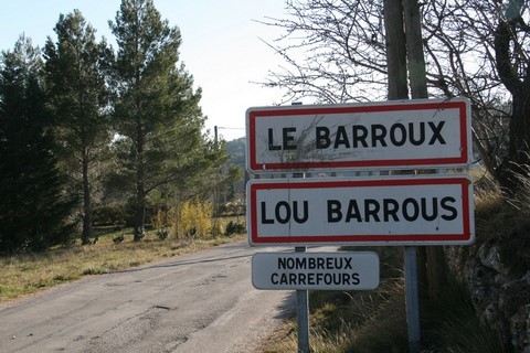 Entée à Le Barroux