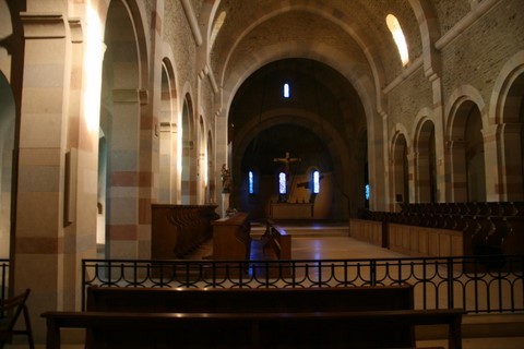 Intérieur de l'église de l'abbaye