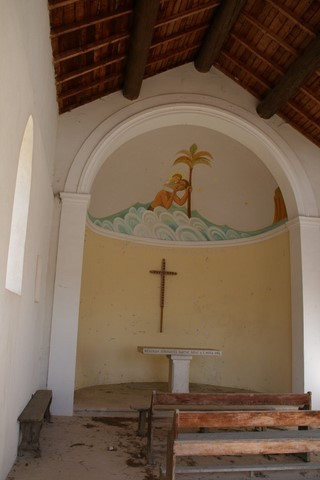 Intérieur de la chapelle Saint-Christophe