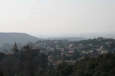 Vue panoramique de Le Pègue