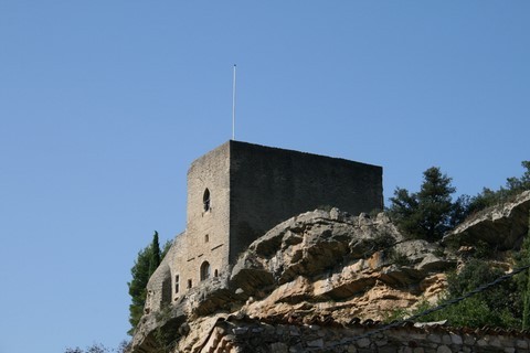 Le Château féodal dominant le village