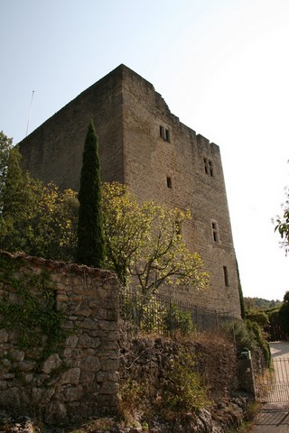 Une partie restaurée du château