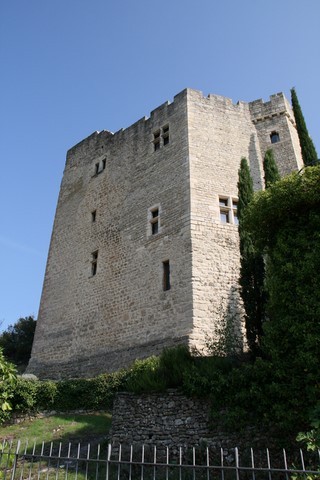 Autre vue de la partie restaurée du château