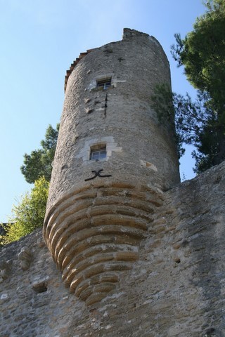 Gros plan sur la tour de la citadelle
