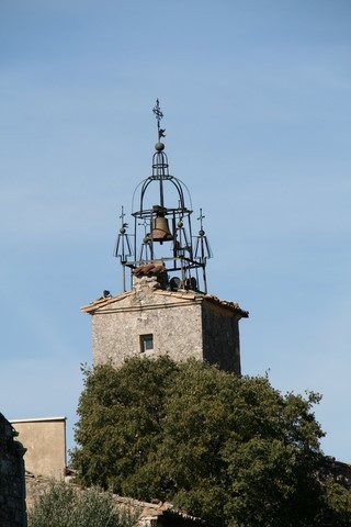 Vue sur le campanile de la tour de l'horloge