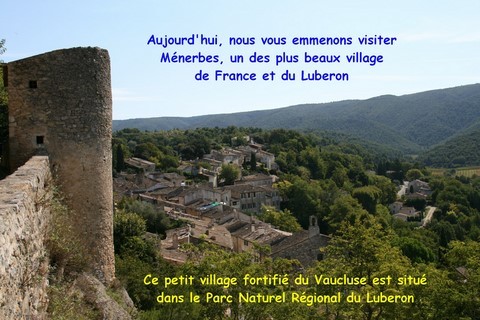 Visite du village fortifié de Ménerbes en Vaucluse