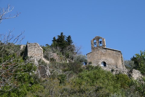 Mérindol-les-Oliviers_Ruines de l'ancienne église