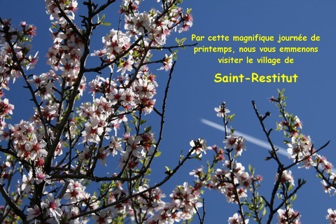 Aujourd'hui,visite de Saint-Restitut