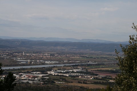 Panorama sur la plaine tricastine
