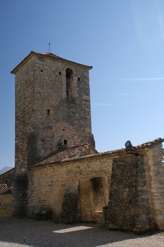 Vue arrière de la chapelle Saint-Jean des Commandeurs (fin XIIe s.)