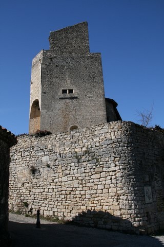 Le donjon du château abrite un pigeonnier de 800 nichoirs