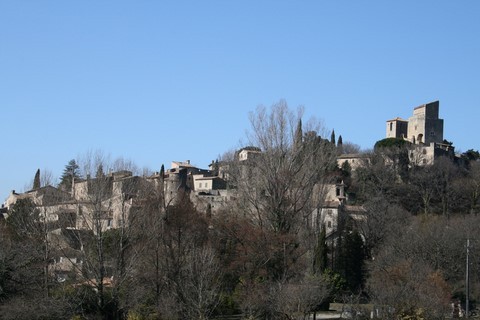 Le vieux village vu depuis Gougne