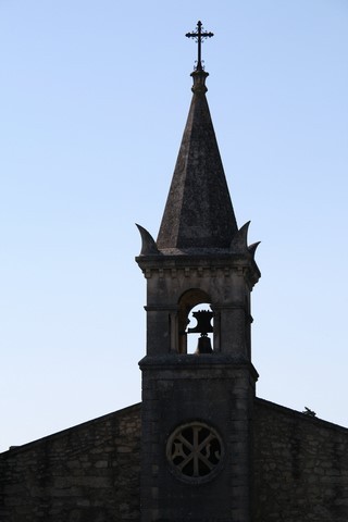 Le clocher de la chapelle Saint-Jean l'évangéliste