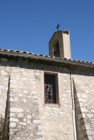 Vue latérale de l'église