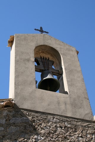 Détail du clocher de l'église