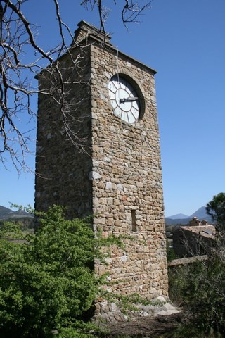 Tour de l'horloge à Puyméras