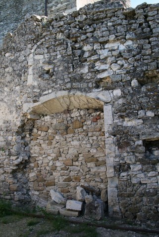 Ruines du corps de logis