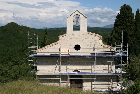 La chapelle Saint-Blaise en pleine phase de restauration